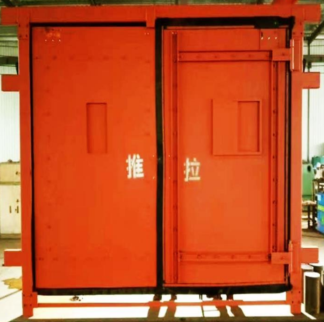 煤礦齒輪傳動的井下聯(lián)絡(luò)巷無壓風(fēng)門